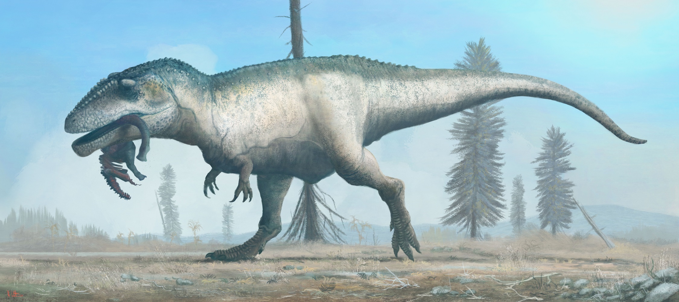 doigt de dinosaure hadrosaure : edmontosaure